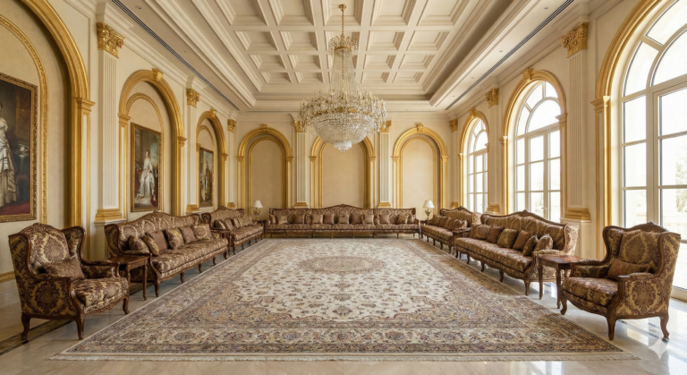 Architectural Scaling of Classic Furniture for High-Volume Gulf Interiors