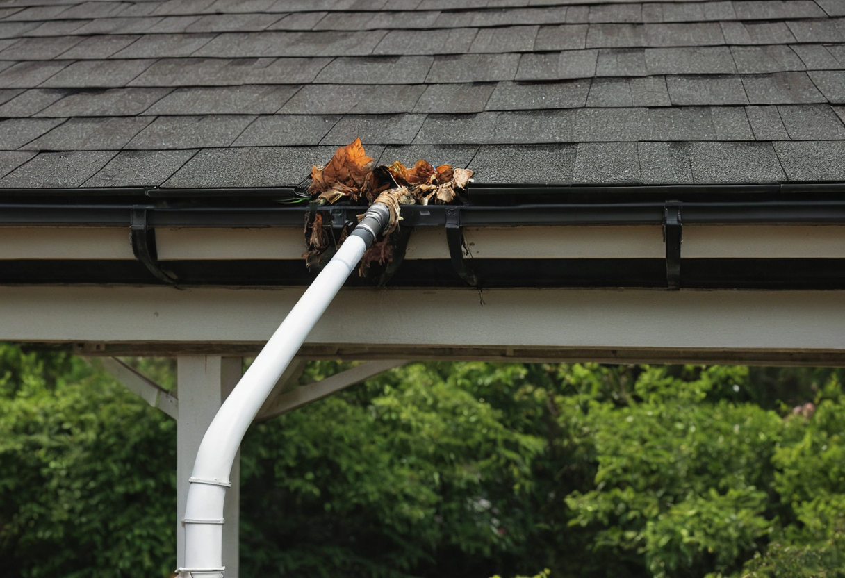 Practical visual for When should a rain gutter cleaning service refer defects to a roofer or drainage contractor
